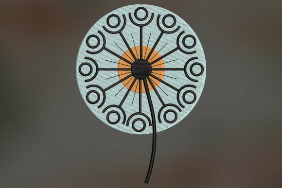Dandelion Embroidery Design